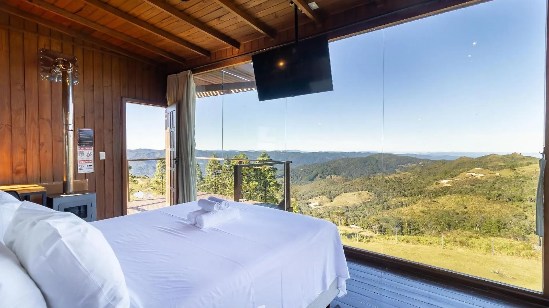 公寓 Cabana Com Vista Incrivel Na Serra Vst001 Anitápolis
